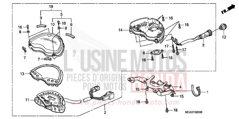 KURBELGEHAEUSEABDECKUNG/WASSERPUMPE von Forza 300 SEAL SILVER METALLIC (NHA14) von 2013